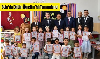 Bolu’da Eğitim Öğretim Yılı Tamamlandı
