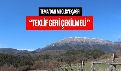 TEMA’DAN MECLİS’E ÇAĞRI: “TEKLİF GERİ ÇEKİLMELİ”