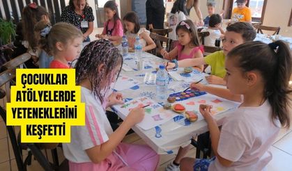 ÇOCUKLAR ATÖLYELERDE YETENEKLERİNİ KEŞFETTİ