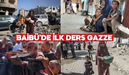 BOLU'DA GAZZE’DEKİ ZULÜM AKADEMİK YILIN İLK DERSİNDE GÜNDEME GELİYOR