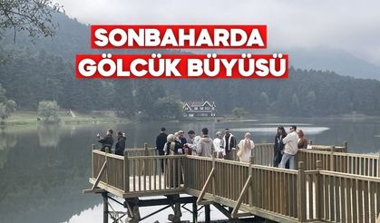 Gölcük Tabiat Parkı Sonbaharda Hafta Sonu Tatilcilerinin Uğrak Noktası Oldu
