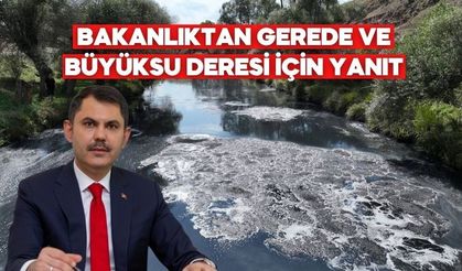Bakanlıktan Gerede ve Büyüksu Deresi Açıklaması: Uygunsuz Deşarjlara Yaptırım, Arıtma Tesisi Genişletiliyor