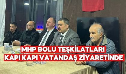 MHP Bolu Teşkilatları “Hayırlı Günler Komşum” Ziyaretlerini Sürdürüyor