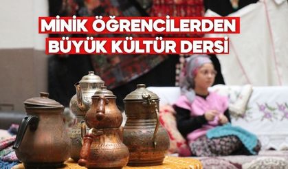 Köroğlu İlkokulu’nda Zaman Geri Sardı, Yaşayan Müze Büyük İlgi Gördü