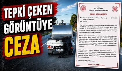 Bolu’daki Görüntüler Sonrası Resmi İşlem Başlatıldı
