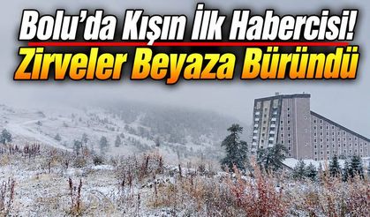 Bolu’da Termometreler Eksiyi Gördü, Kar Başladı!