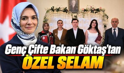 Bolu’da Genç Çifte Bakan Göktaş’tan Özel Selam