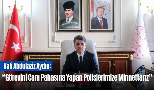 Bolu Valisi Aydın, Polis Teşkilatının 180. Yılına Özel Mesaj Paylaştı
