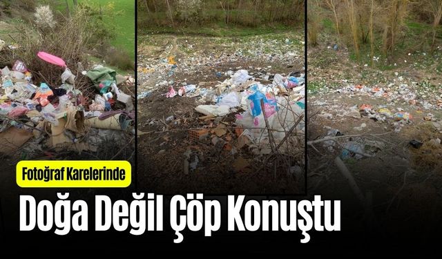 Göynük'te çöp dağı