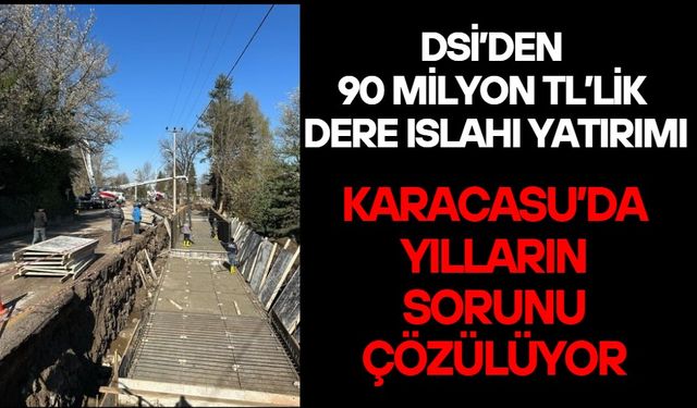KARACASU’DA YILLARIN SORUNU ÇÖZÜLÜYOR
