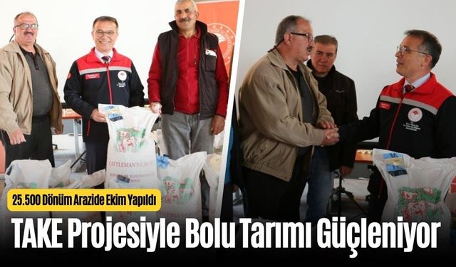 TAKE Projesiyle Bolu Tarımı Güçleniyor