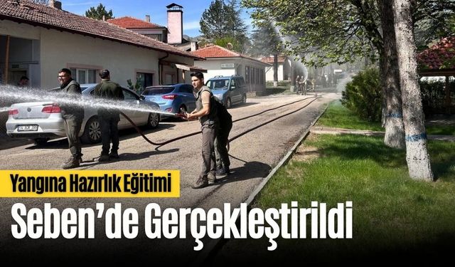 Seben’de Orman Yangını Tatbikatı Gerçekleştirildi