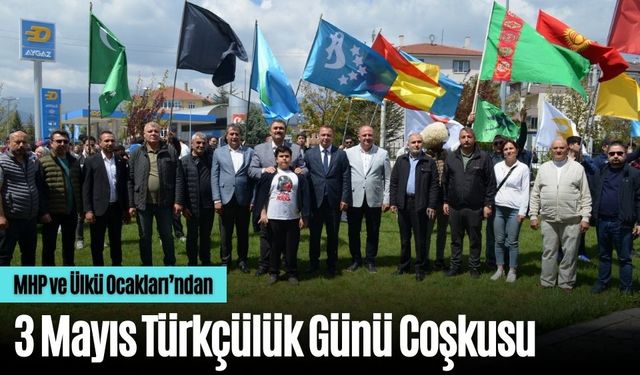 Bolu’da 3 Mayıs Türkçülük Günü yürüyüşü düzenlendi