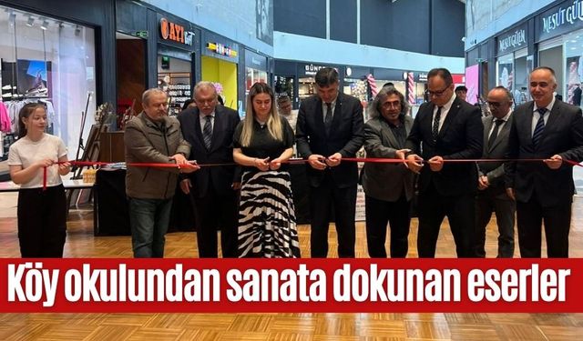 ALIÇÖREN ORTAOKULU ÖĞRENCİLERİNDEN ANLAMLI SERGİ