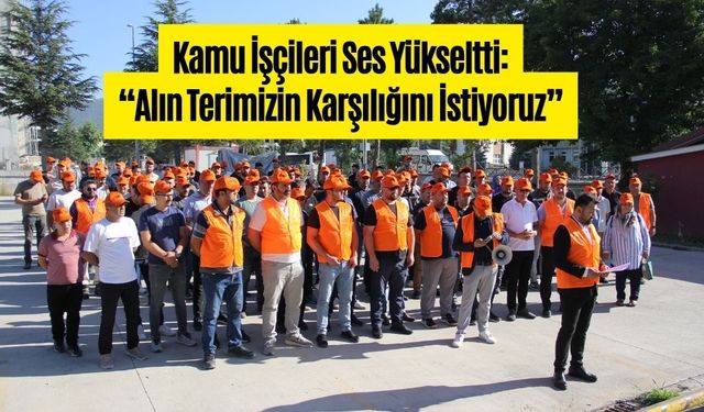 Bolu'da Kamu İşçileri Ses Yükseltti