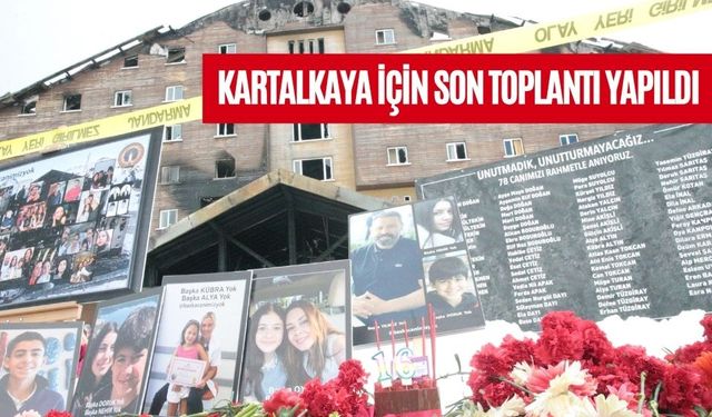 KARTALKAYA İÇİN SON TOPLANTI YAPILDI