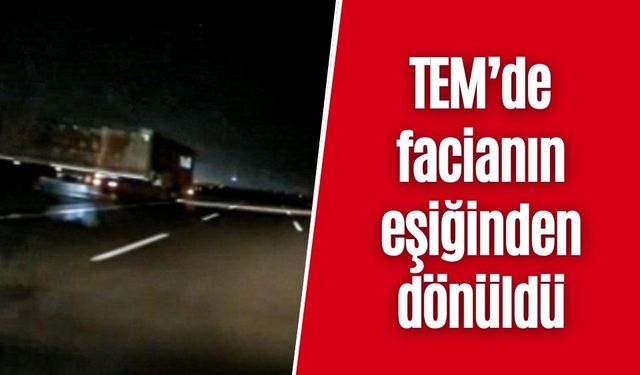 Acil dönüşten dönmeye çalışan tır, ölüme davetiye çıkarttı