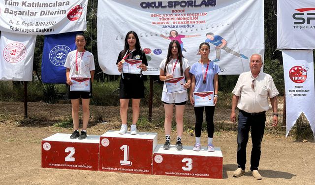 BOLU'YA BOCCE'DE TÜRKİYE ÜÇÜNCÜLÜĞÜ GURURU