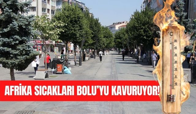 Afrika Sıcakları Bolu’yu Kavuruyor, MECBUR OLMADIKÇA DIŞARI ÇIKMAYIN