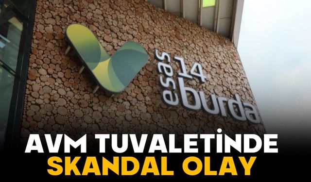 AVM tuvaletinde skandal olay
