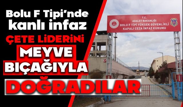 ÇETE LİDERİNİ MEYVE BIÇAĞIYLA DOĞRADILAR