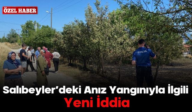 Salıbeyler’deki Anız Yangınıyla İlgili Yeni İddia