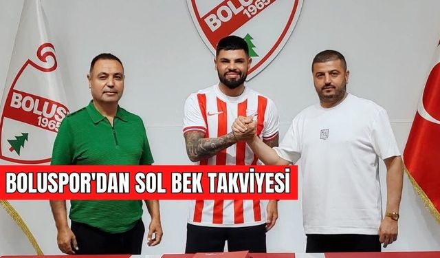 BOLUSPOR'DAN SOL BEK TAKVİYESİ