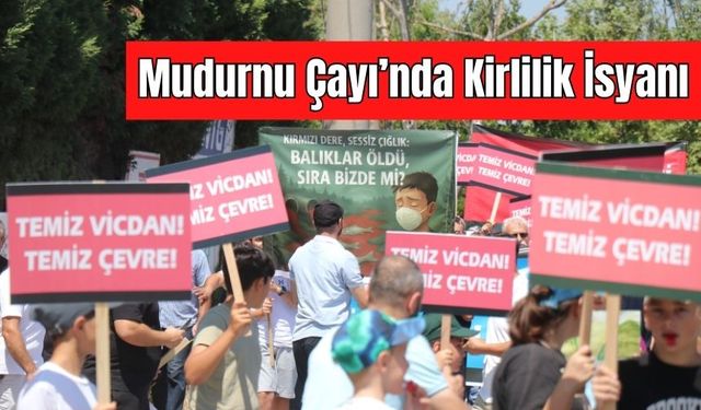 FABRİKALARIN DEREYE BIRAKTIĞI ATIKLARA TEPKİ İÇİN YÜRÜDÜLER