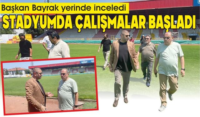 Başkan Bayrak yerinde inceledi