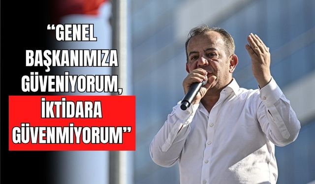 Tanju Özcan: Özgür Özel’e Güveniyorum, İktidara Güvenmiyorum