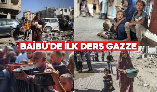 BOLU'DA GAZZE’DEKİ ZULÜM AKADEMİK YILIN İLK DERSİNDE GÜNDEME GELİYOR