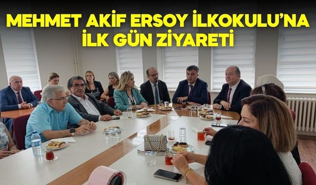 FATİH ÖNCÜ, İLK DERS GÜNÜNDE ÖĞRETMENLERLE BULUŞTU