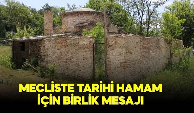 CHP VE AK PARTİ, KIZILAY HAMAMI İÇİN ORTAK ADIMDA BULUŞTU