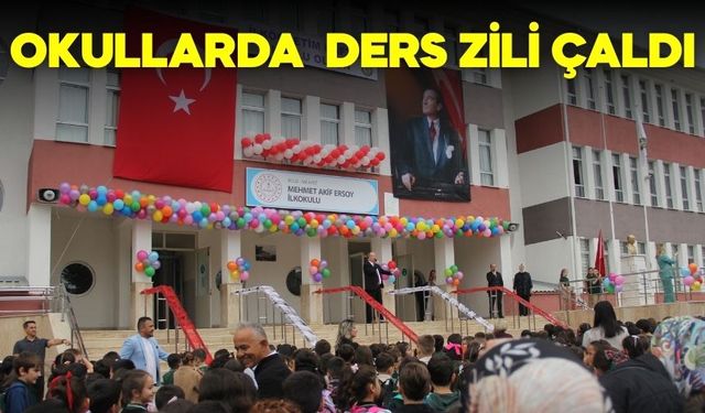 Bolu'da Okullarda Yeşil Vatan Bilinciyle Ders Zili Çaldı