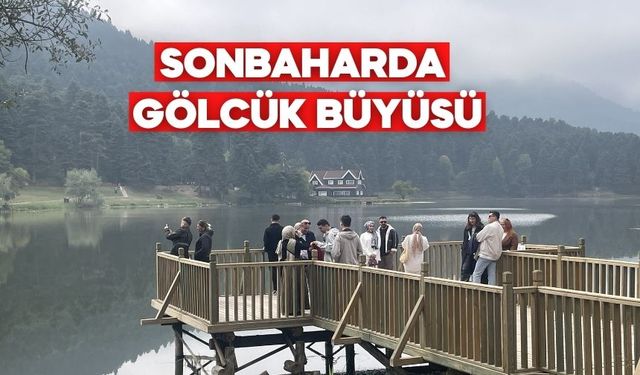 Gölcük Tabiat Parkı Sonbaharda Hafta Sonu Tatilcilerinin Uğrak Noktası Oldu