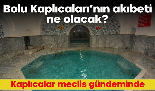Bolu Kaplıcaları’nın akıbeti ne olacak?  Kaplıcalar meclis gündeminde