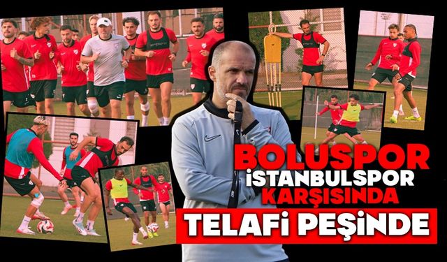 BOLUSPOR, İSTANBULSPOR KARŞISINDA TELAFİ PEŞİNDE