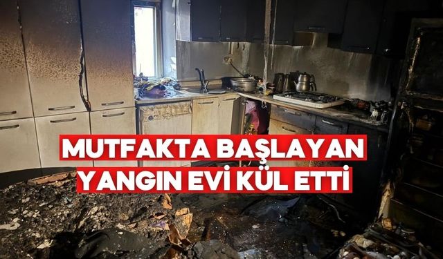 Bolu'da İki Katlı Evde Yangın! Facia Son Anda Önledi