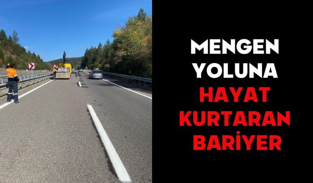 MENGEN YOLUNA HAYAT KURTARAN BARİYER
