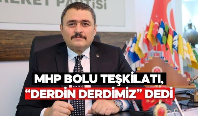 MHP’nin “Derdin Derdimiz” Projesi Bolu’da Hayata Geçiyor