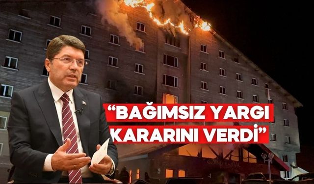 Bakan Tunç: “78 canımızı kaybettik, bağımsız yargı kararını verdi”