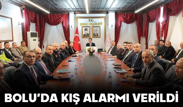BOLU’DA KIŞ ALARMI VERİLDİ!