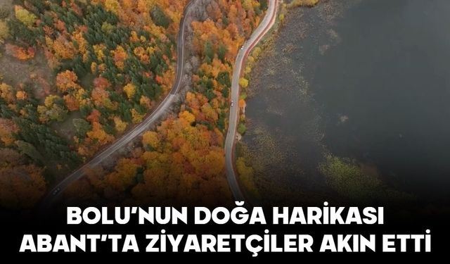BOLU’NUN DOĞA HARİKASI ABANT’TA ZİYARETÇİLER AKIN ETTİ