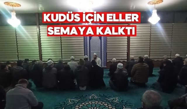 Bolu’da Sabah Namazında Kunut Duasıyla Mazlumlara Dua