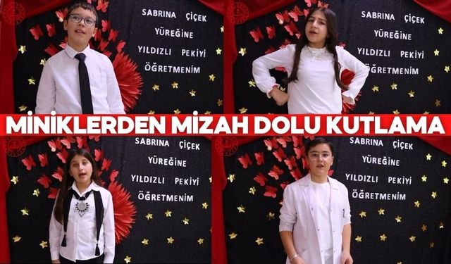 Dağkent Kıroğlu ESV İlkokulu Öğrencilerinden Mizahi Öğretmenler Günü Klibi