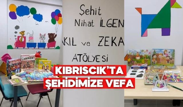 Bolu Kıbrıscık’ta Şehit Binbaşı Nihat İlgen’in Adına Oyun Atölyesi Açıldı