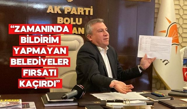 Güner: Mudurnu’daki TOKİ Alanı Tarım Arazisi Statüsünde