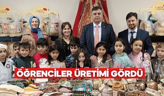 Yerli Malı Haftası’nda Öğrenciler Kooperatifte Üretimi Yerinde Gördü