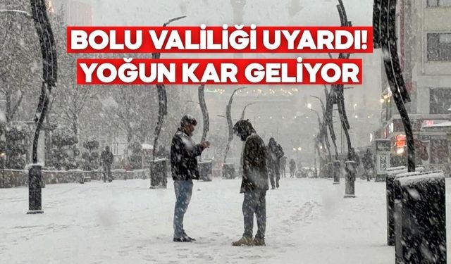 Bu Gece Başlıyor: Bolu’da Yoğun Kar ve Buzlanma Uyarısı
