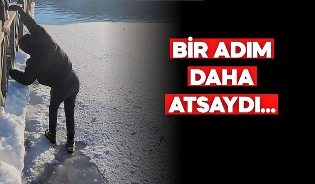 Abant’ta Tehlikeli Şov! Bir Adım Daha Atsaydı…
